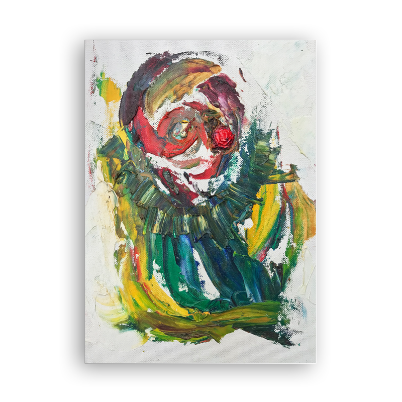 Encaustic Clown